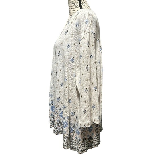 Bit & Bridle Stretchy Multicolor Top Shirt‎ Size 1X Southwestern Coastal Cowgirl - Picture 2 of 6